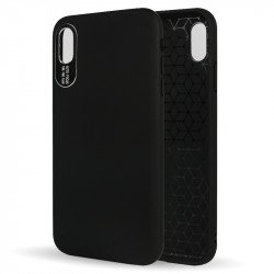 iPhone Xr 6.1in Strong Armor Case with Hidden Metal Plate (Black)